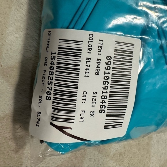 J crew keyhole one piece swimsuit radiant aqua - Picture 4 of 4